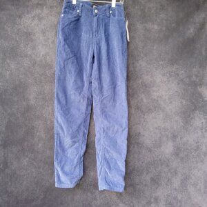 NEW Urban‎ Outfitters BDG women’s mom high rise blue corduroy pants Sz.24 NWT